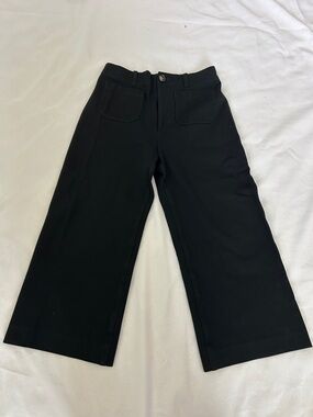 Anthropologie Colette Black High-Waist Trousers